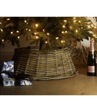 Kerstboomhuls rotan Antiekje - Groot