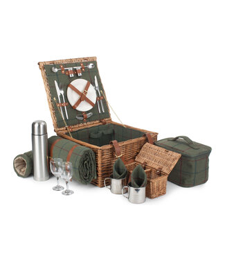 Picknickmand 2 personen Duurzaampje - Groen