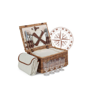 Picknickmand 4 personen Chocolate Deluxe